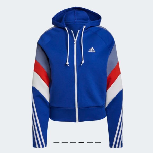 ADIDAS Sportswear Colorblock Jacket and Shorts Set - Picture 5 of 15